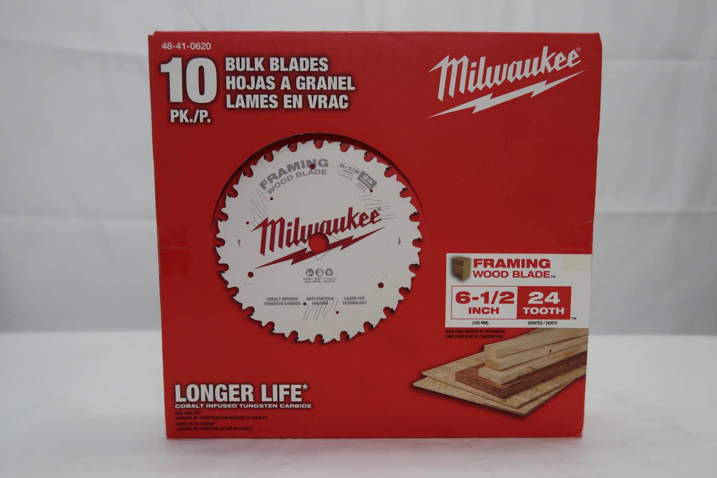 Milwaukee 48-41-0820 6-1/2" Wood Framing Blade (24T)