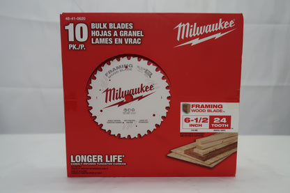 Milwaukee 48-41-0820 6-1/2" Wood Framing Blade (24T)