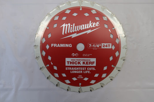 Milwaukee 48-41-0740 7-1/4" Thick Kerf Framing Blades