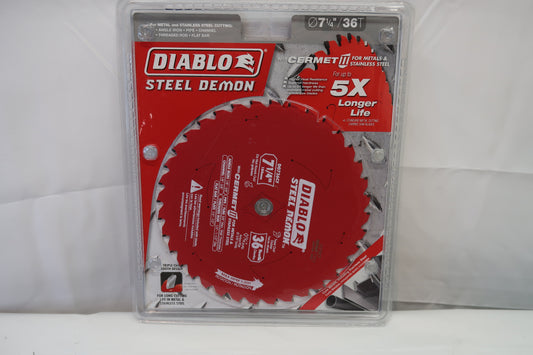 Diablo D0736CF 7-1/4" Thick Metal Circular Saw Blade (36T)