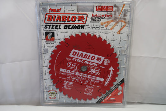 Diablo D0738F 7-1/4" Ferrous Metal Circular Saw Blade (38T)