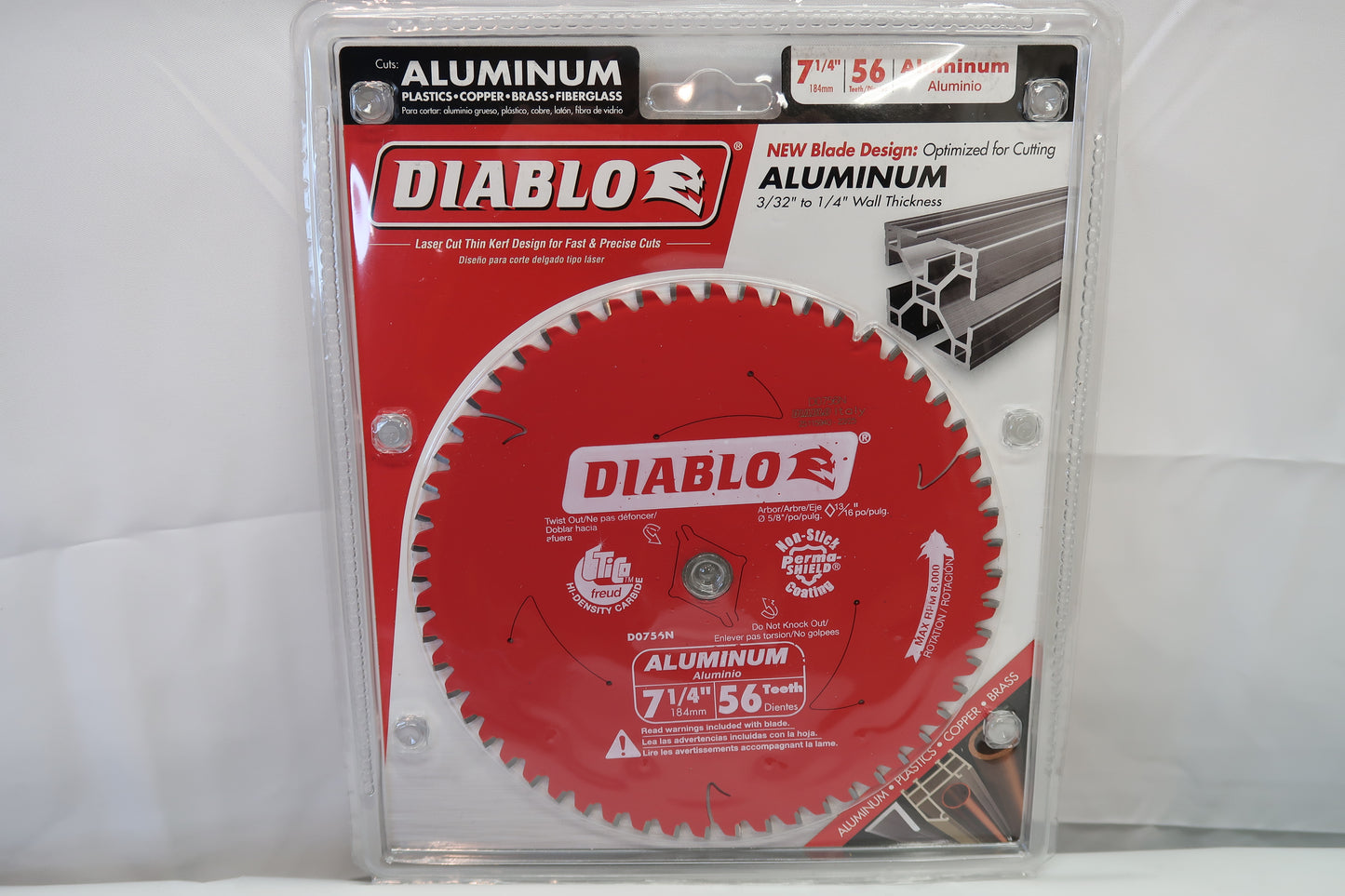 Diablo D0756N 7-1/4" Non-Ferrous Blade (56T)