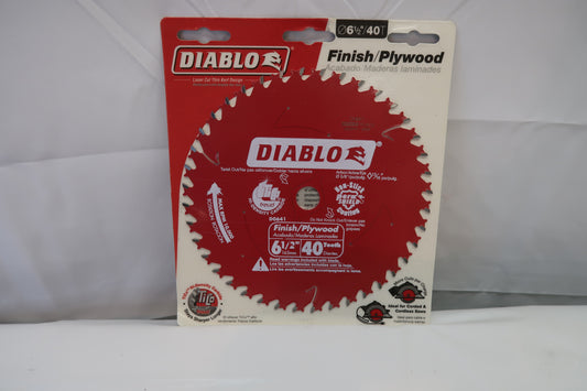 Diablo D0641 6-1/2" Finish/Plywood Blade (40T)