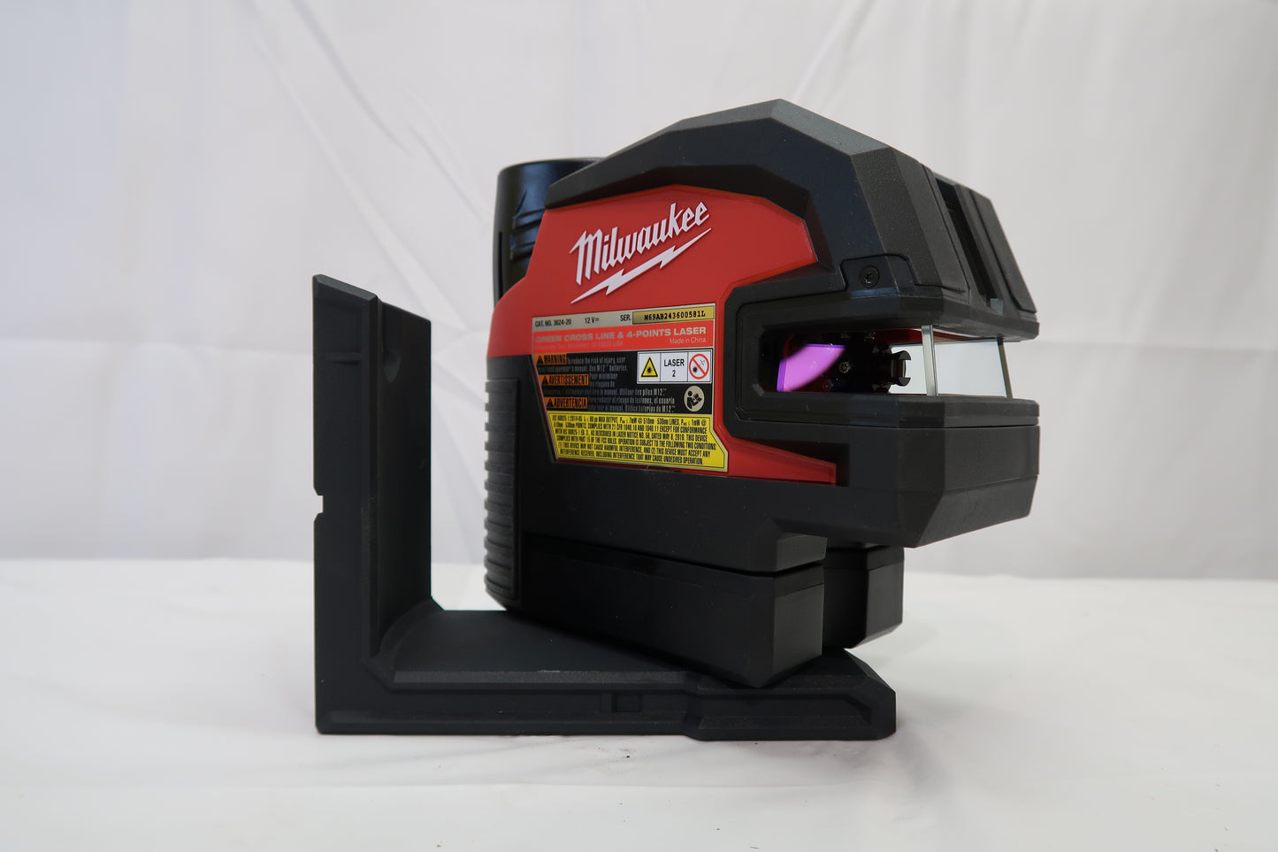 Milwaukee 3624-21 M12 Green Cross Line & 4 Points Laser Kit