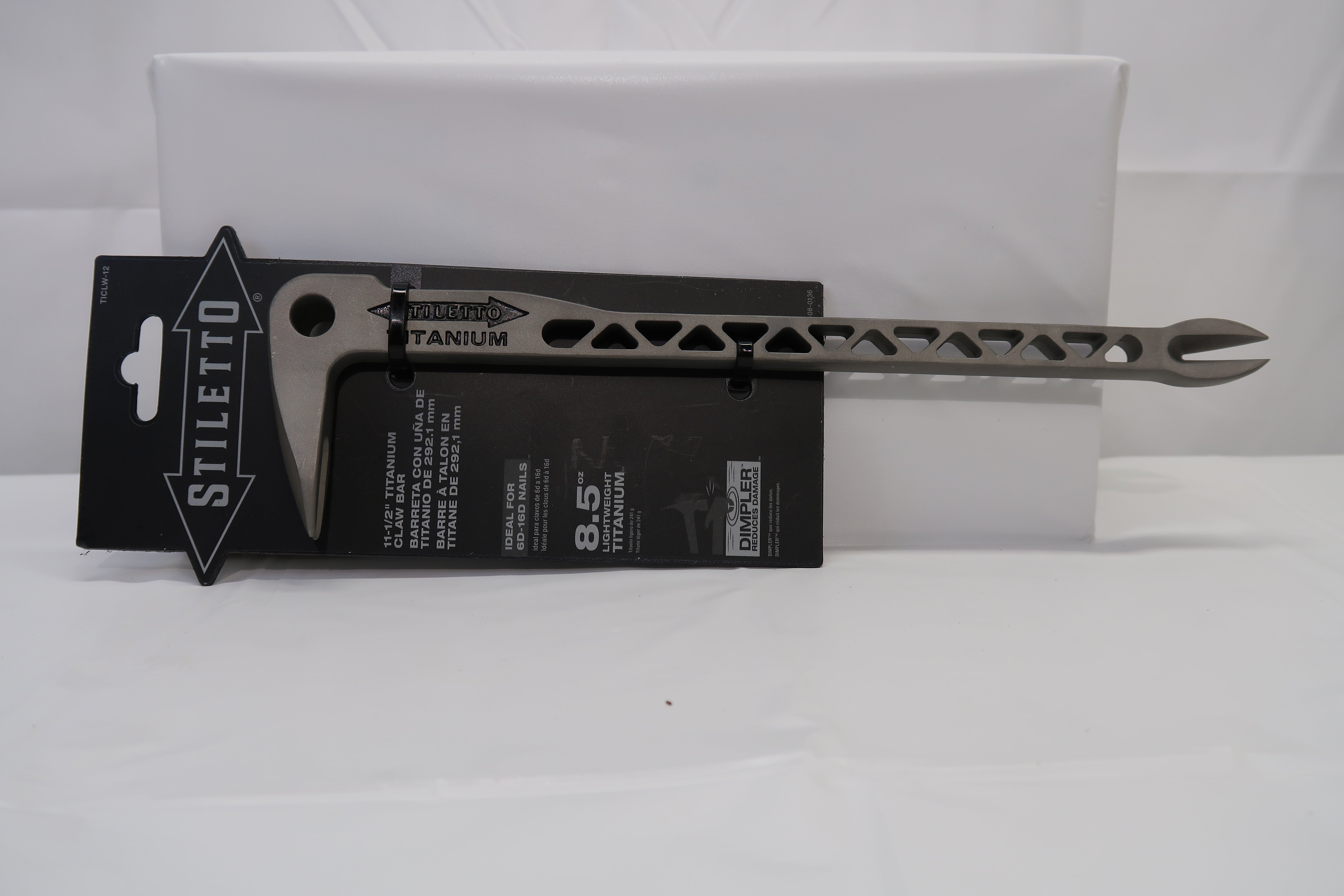 Stiletto TiCLW-12 11-1/2" Titanium Claw Bar