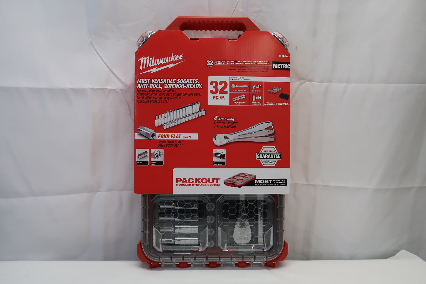 Milwaukee 48-22-9482 3/8" Metric Socket Set With PACKOUT Case