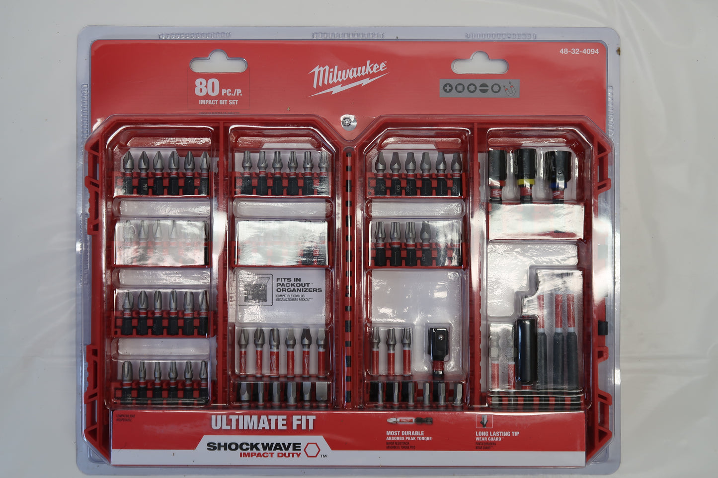 Milwaukee 48-32-4094  80pc Impact Bit Set