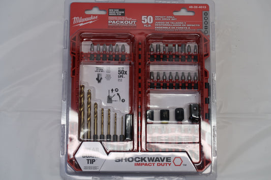 Milwaukee 48-32-4013 50pc Impact Drill & Drive Set
