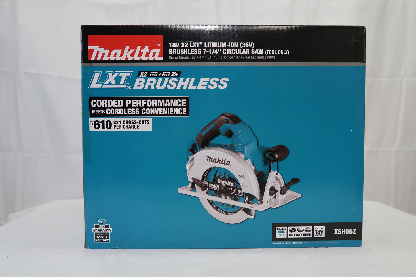 Makita XSH06Z LXT 36v Brushless 7-1/4" Circular Saw